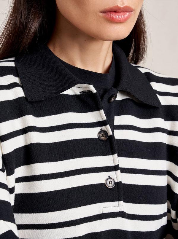 La Ligne Striped Howard Polo
