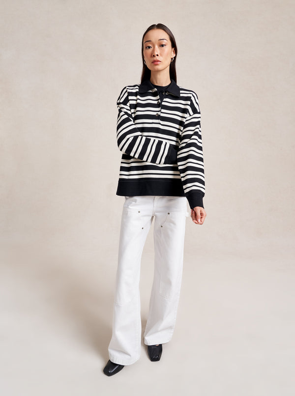 La Ligne Striped Howard Polo