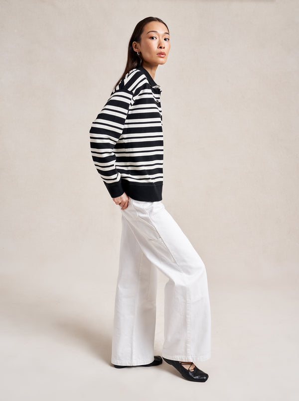 La Ligne Striped Howard Polo