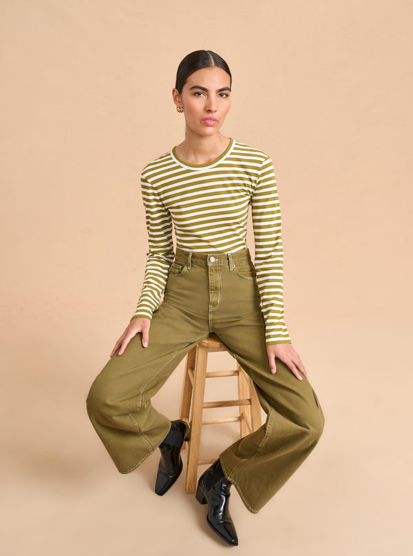 La Ligne Striped Meredith Tee