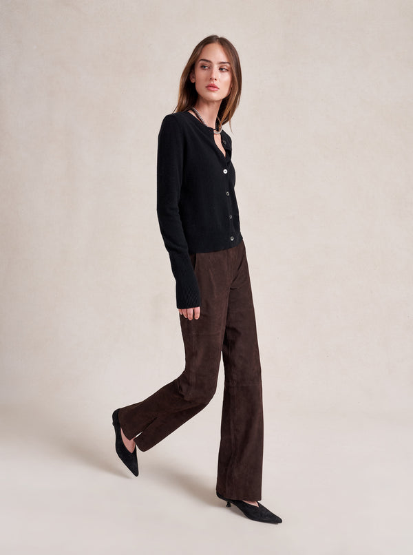 La Ligne Suede Albert Trouser