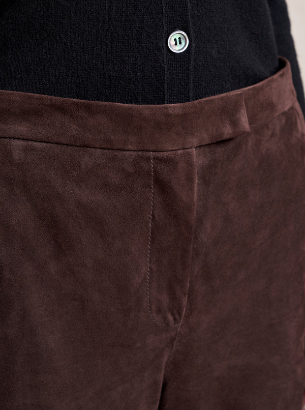 La Ligne Suede Albert Trouser