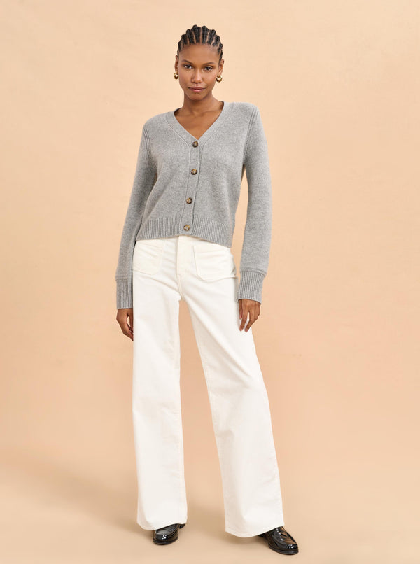 La Ligne Super Fine Cropped Cardigan