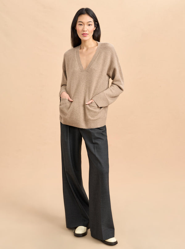 La Ligne Super Fine V Neck