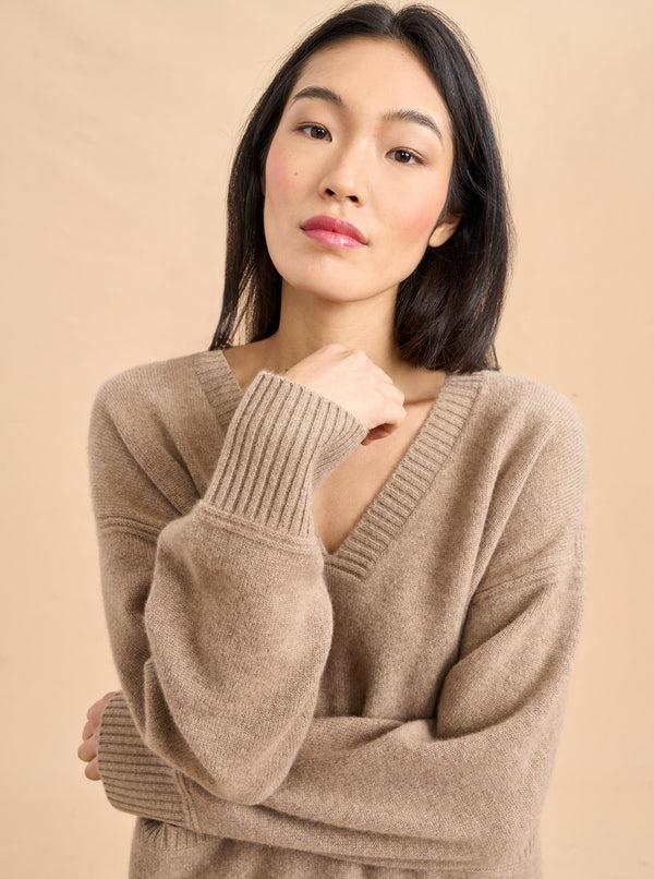 la ligne Super Fine V Neck