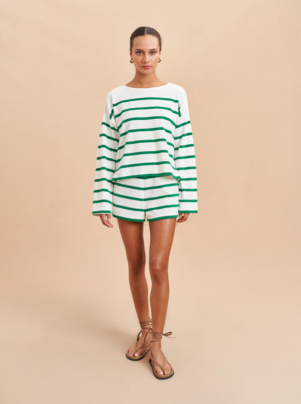 la ligne Terry Long Sleeve Breton Tee