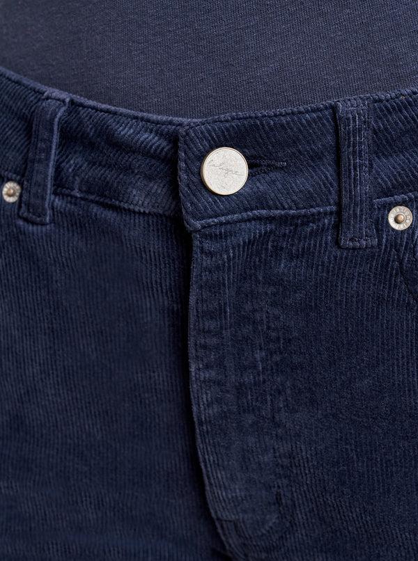 La Ligne Meredith High-Rise Cropped Flare Corduroy Pant