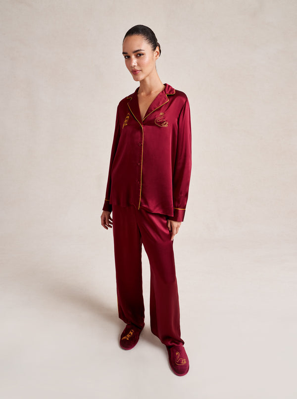 La Ligne Observed By Us X La Ligne Silk Bonne Soirée Pajamas