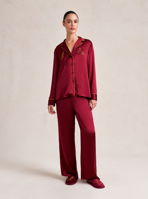 la ligne Observed By Us x La Ligne Silk Bonne Soirée Pajamas