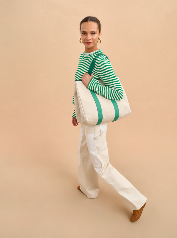 La Ligne Rue De Verneuil X La Ligne Traversée Large Tote