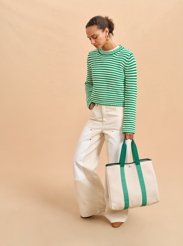 La Ligne Rue De Verneuil X La Ligne Traversée Large Tote