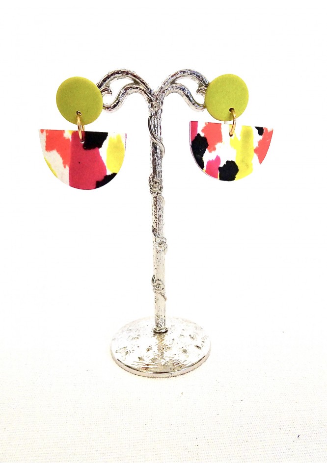 la muse Ceramic earrings multi
