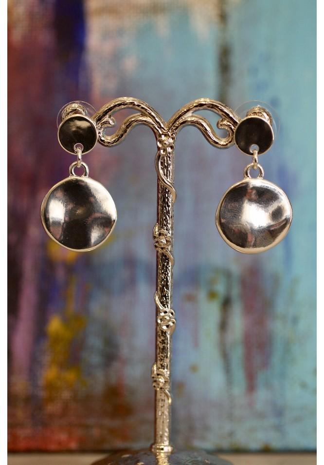 La Muse Disc Earrings