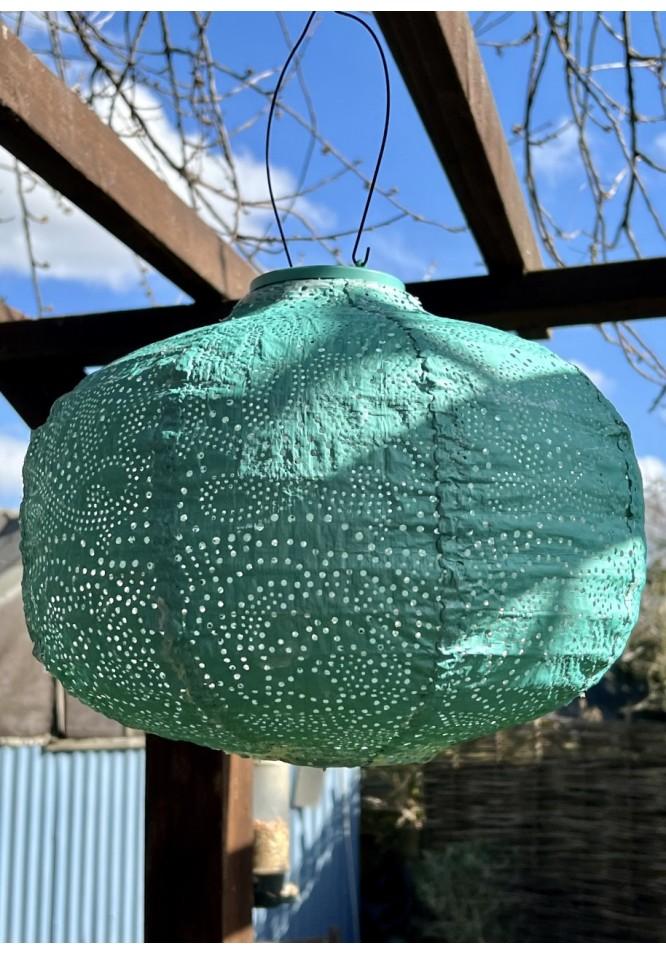 la muse Garden lantern pumpkin blue