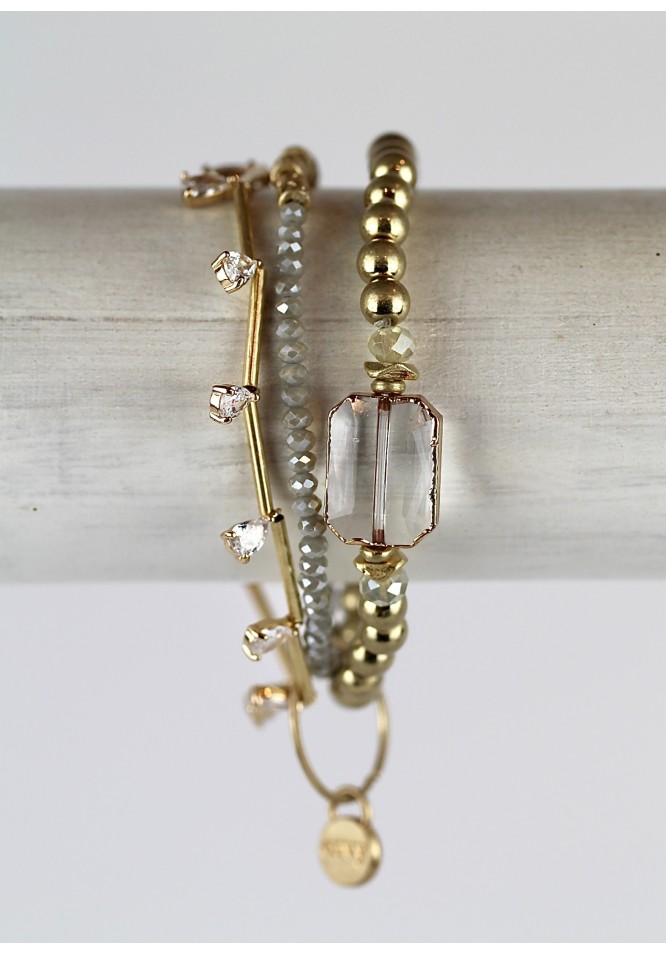 la muse Gold charm bracelet