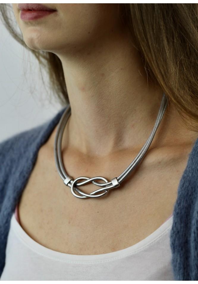 la muse Knot detail necklace