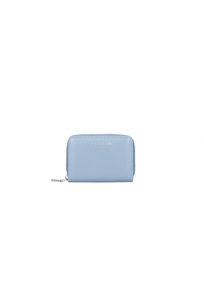 la muse Leather credit card wallet blue