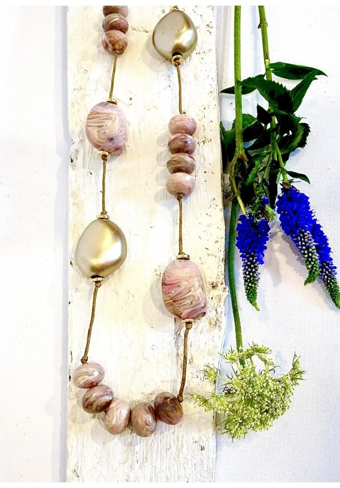 La Muse Long Bead Necklace