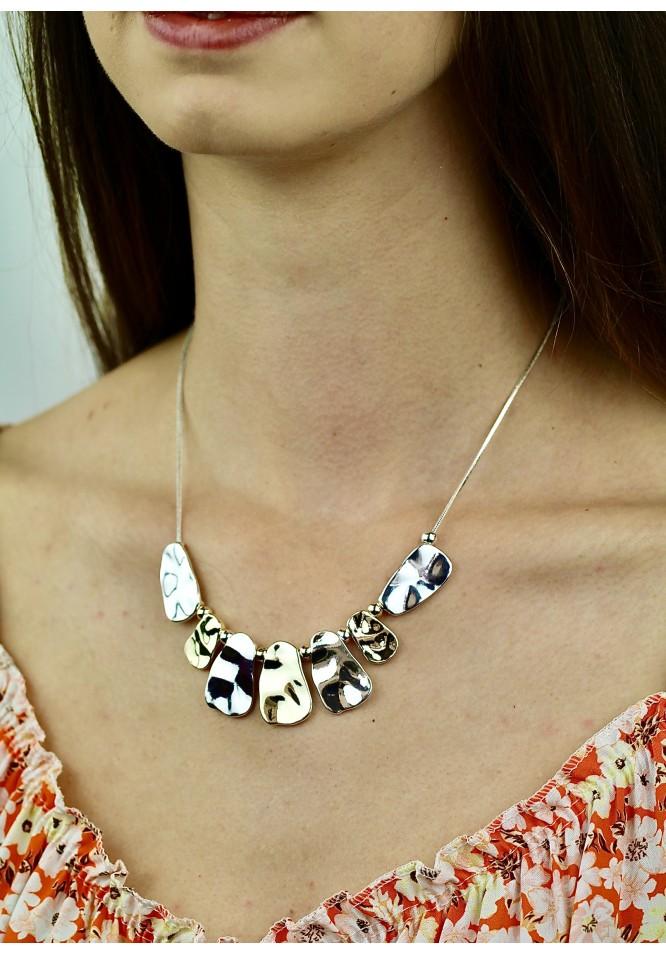 la muse Necklace with organic shapes