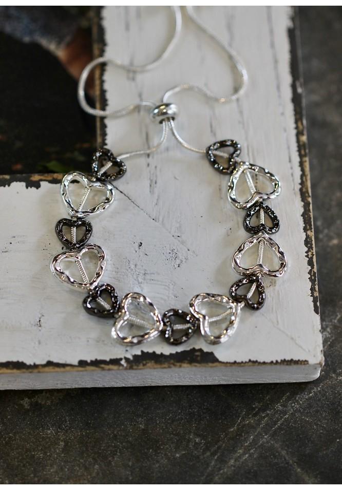 la muse Open heart friendship bracelet