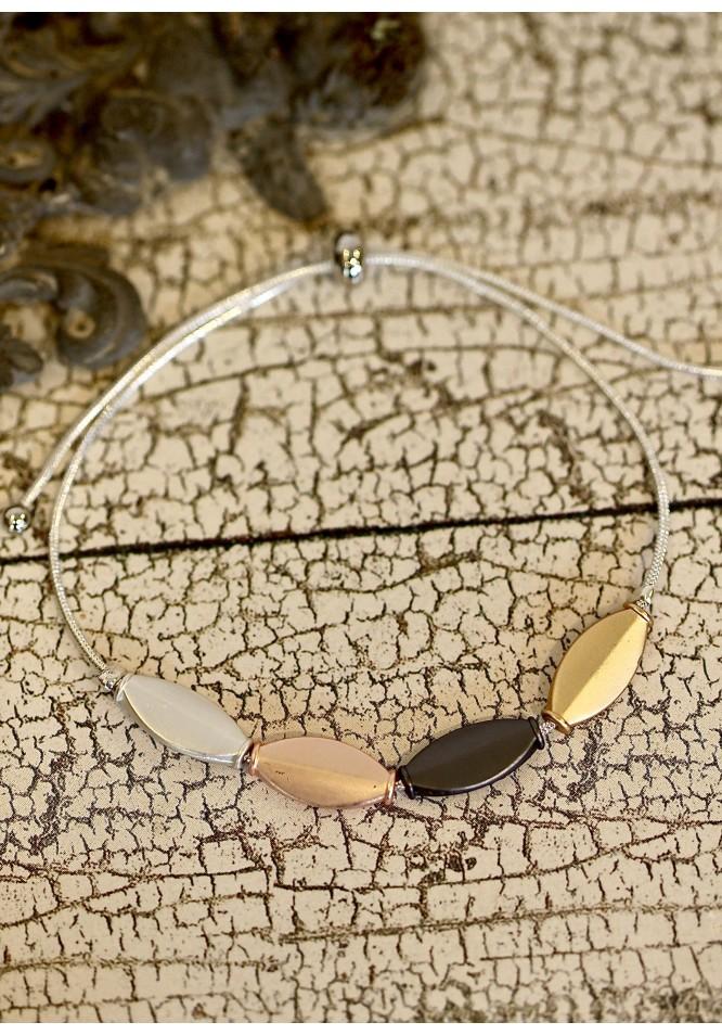 la muse Oval discs friendship styek bracelet