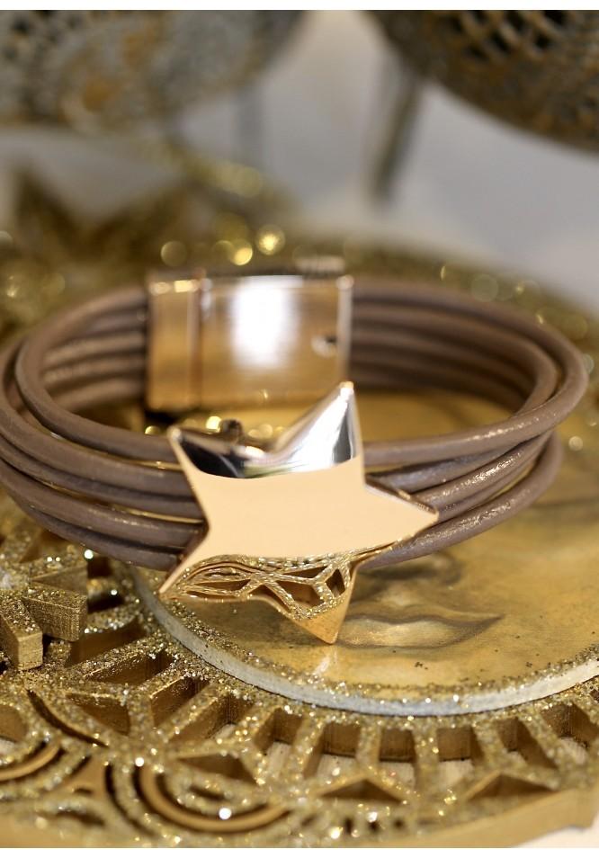 La Muse Rose 'gold' Star Bracelet