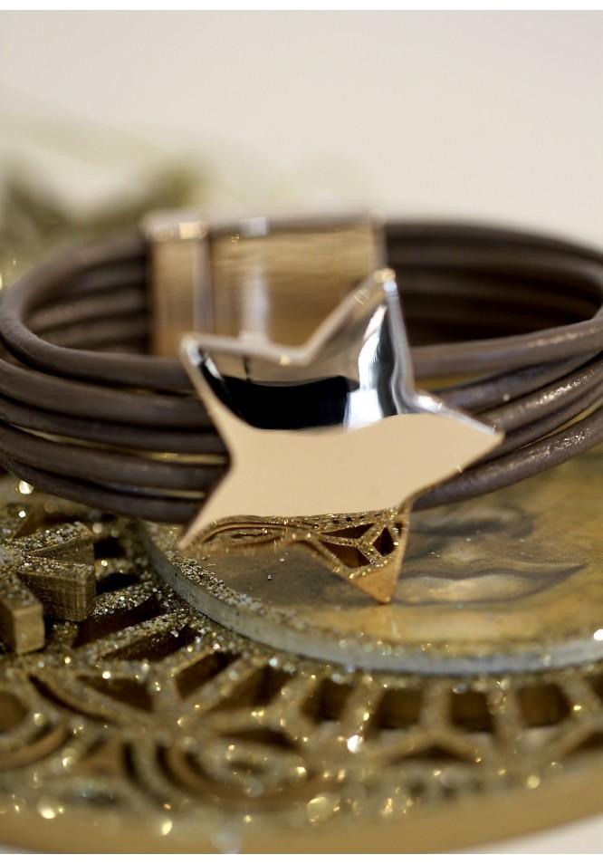 la muse Rose 'gold' star bracelet