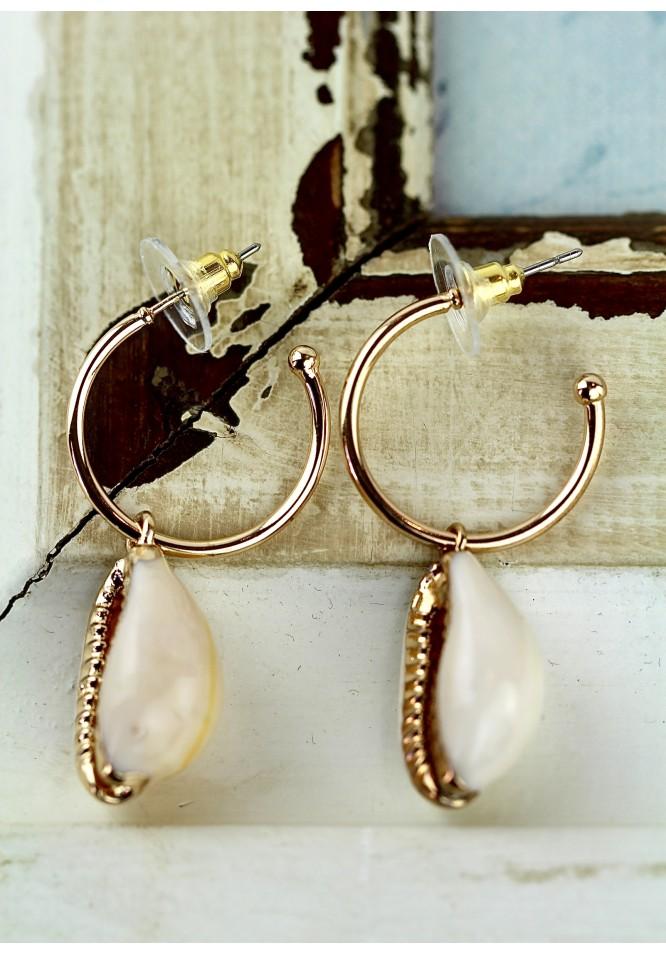 la muse Seashell earrings