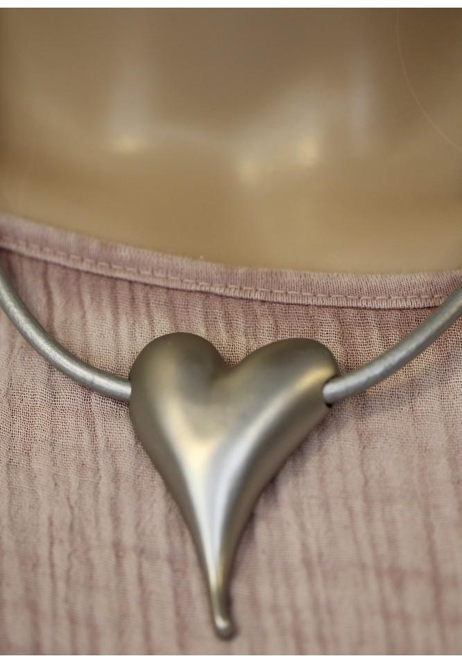 La Muse Simple Heart Necklace