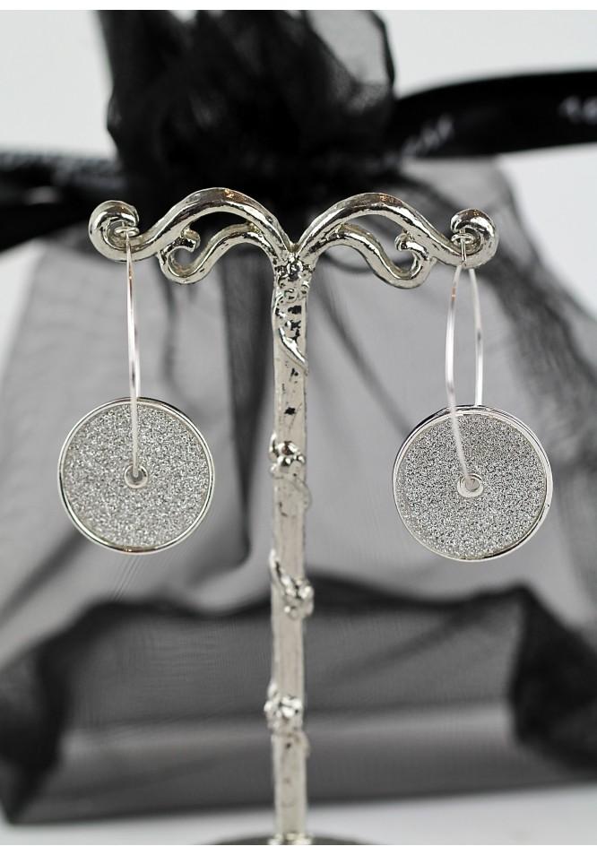 La Muse Sparkle Hoop Earrings