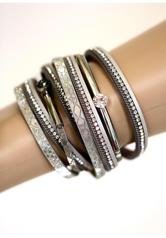 La Muse Sparkle Multi Wrap Bracelet