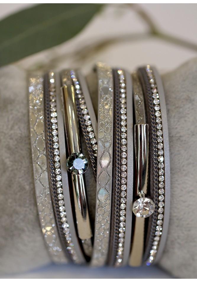 la muse Sparkle multi wrap bracelet