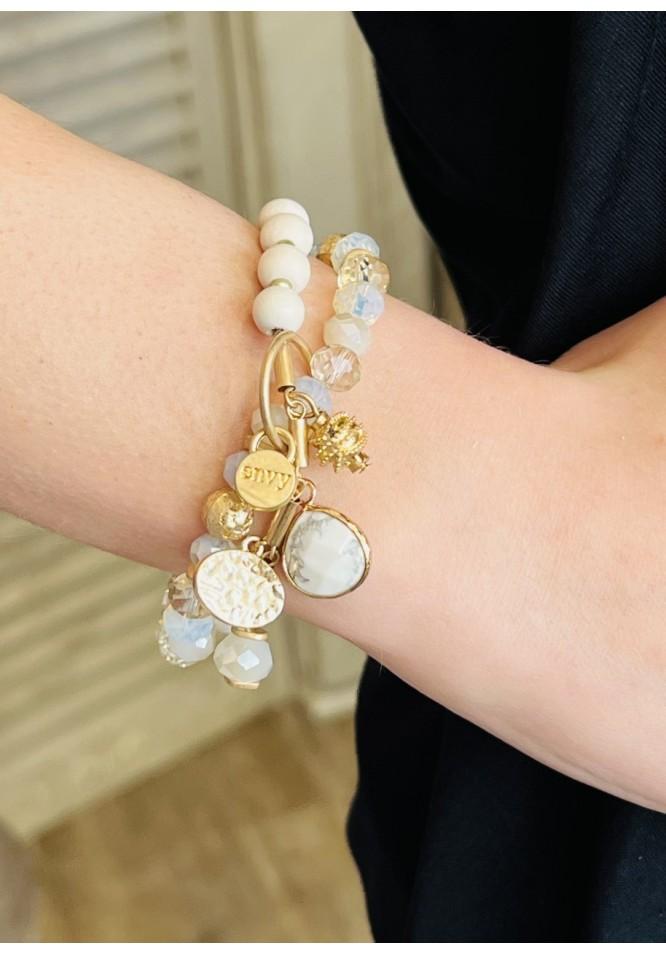 La Muse Stretchy Charm Bracelet