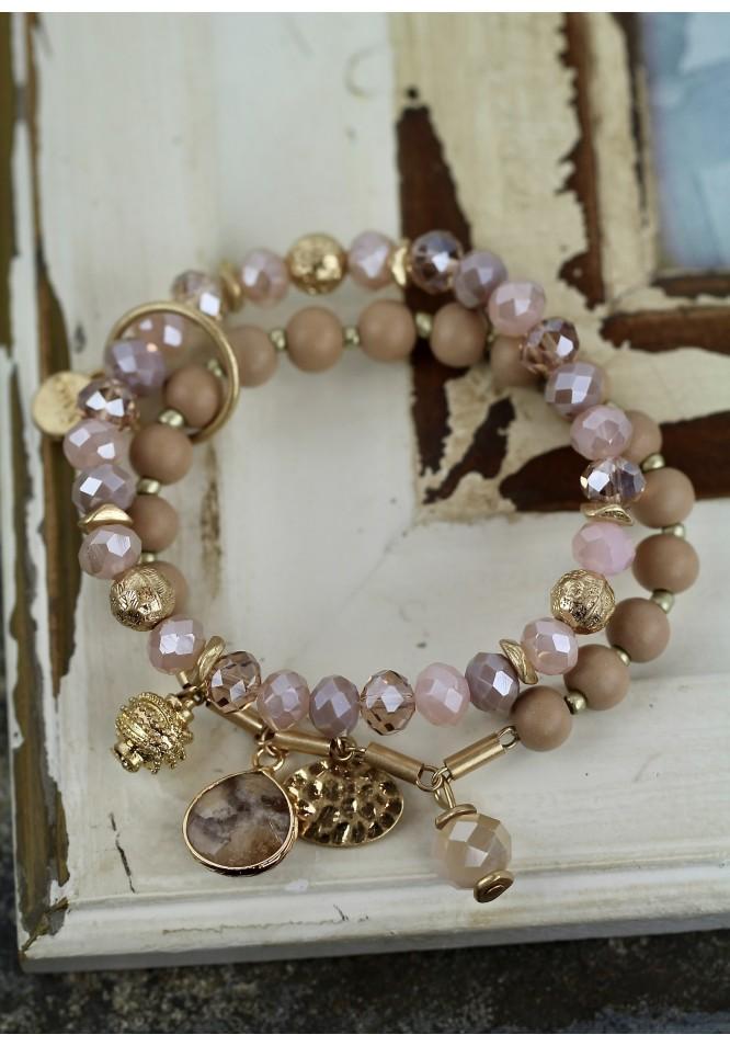 La Muse Stretchy Charm Bracelet