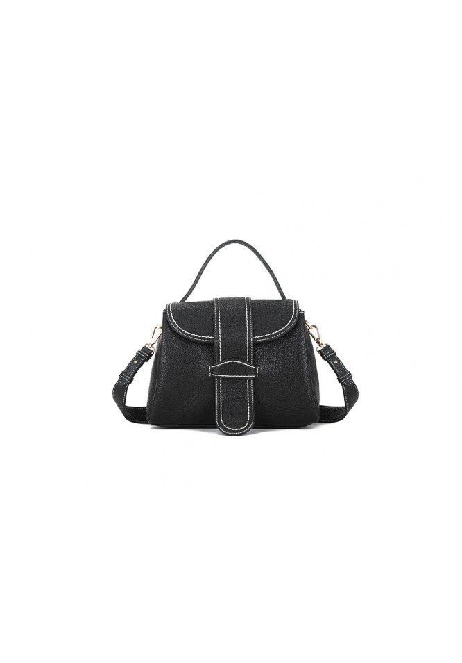 la muse Vintage style bag black