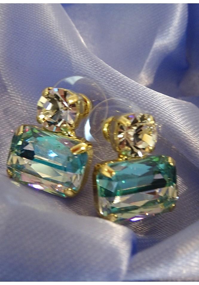 La Muse Vintage Style Earrings Turquise