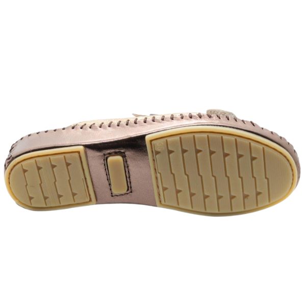 La Plume Jen Metallic Women's Sandals Beige Metallic