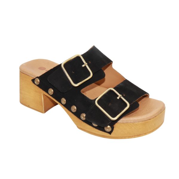 la plume Austin Women's Sandals Black