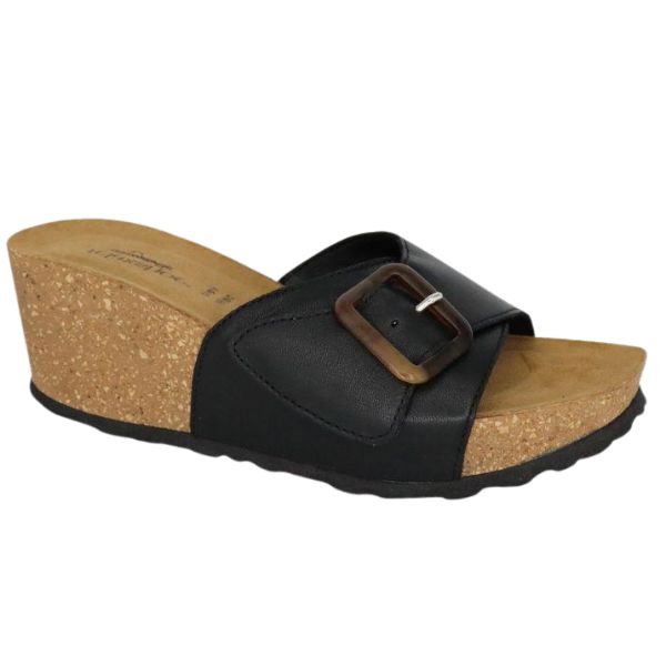 la plume Babe Women's Sandals Black