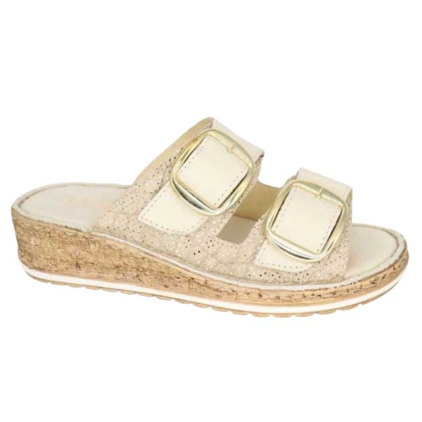 la plume Cove Women's Cork Tan Combo