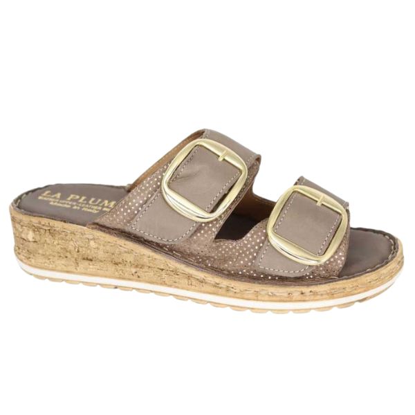 La Plume Cove Women's Cork Tan Combo