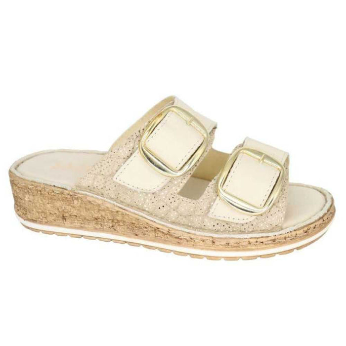 la plume Cove Women's Cork Tan Combo