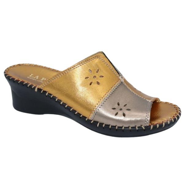 La Plume Gemini Women's Sandals Black Patent