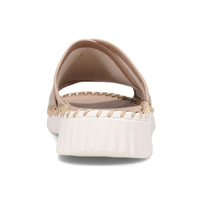 La Plume Gloria Women Slides Taupe Leather