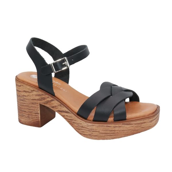 La Plume Heidi Women's Sandals Black