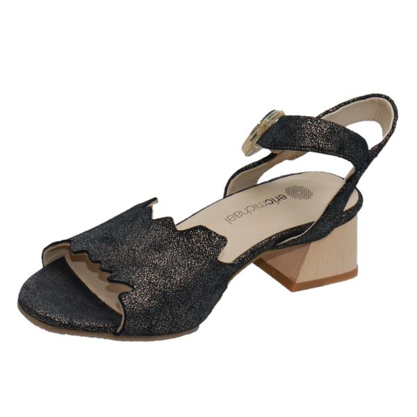 La Plume Jade Women's Sandals Black Metallic