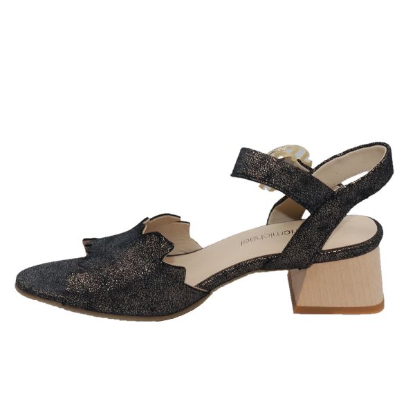 La Plume Jade Women's Sandals Black Metallic