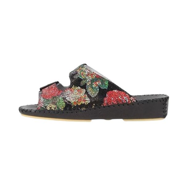 La Plume Jen Classic Women's Sandals Navy Python