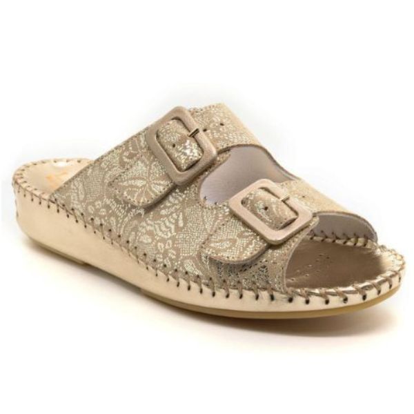 La Plume Jen Prints Women's Sandals Black Splash