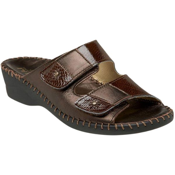 la plume Jessica Women's Sandals Brown Combo